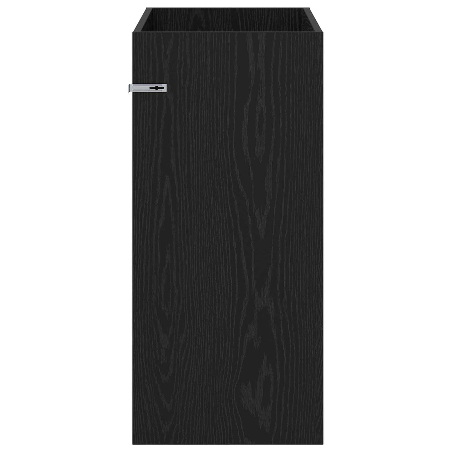 Bathroom Under Sink Cabinet Black Oak 78.5 x 37.5 x 81 cm