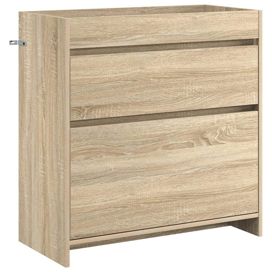 Bathroom Under Sink Cabinet Sonoma Oak 78.5 x 37.5 x 81 cm