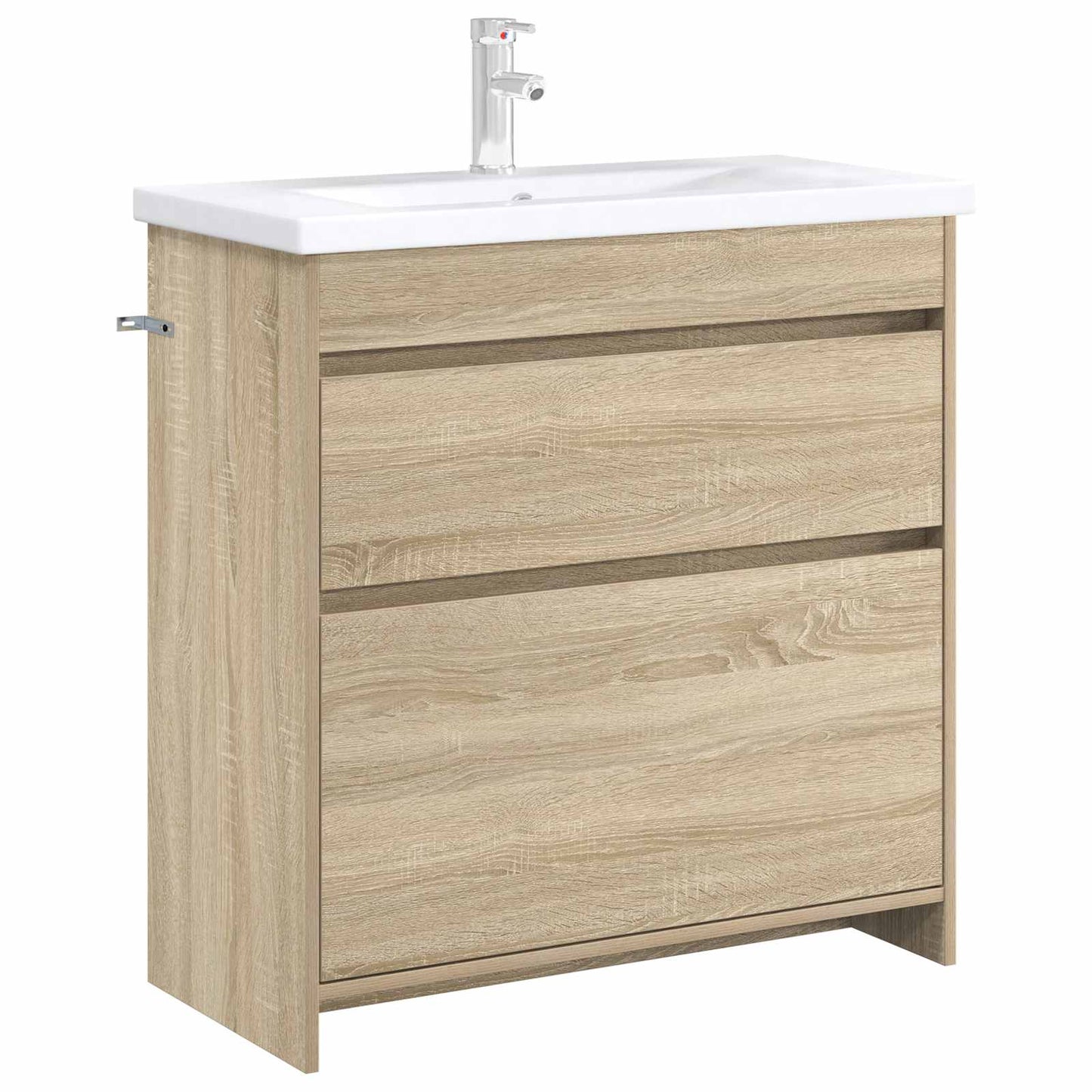 Bathroom Under Sink Cabinet Sonoma Oak 78.5 x 37.5 x 81 cm