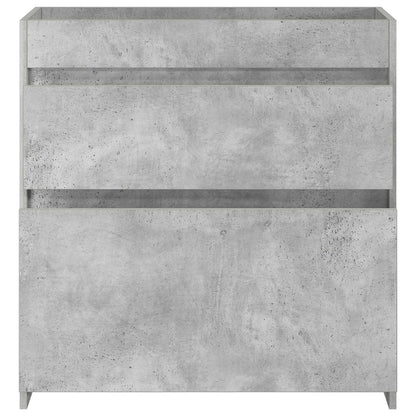 Bathroom Under Sink Cabinet Concrete Grey 78.5 x 37.5 x 81 cm