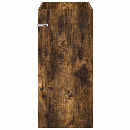 Bathroom Under Sink Cabinet Smoked Oak 78.5 x 37.5 x 81 cm