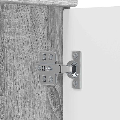 Bathroom Under Sink Cabinet Grey Sonoma 78.5 x 37.5 x 81 cm