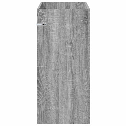 Bathroom Under Sink Cabinet Grey Sonoma 78.5 x 37.5 x 81 cm