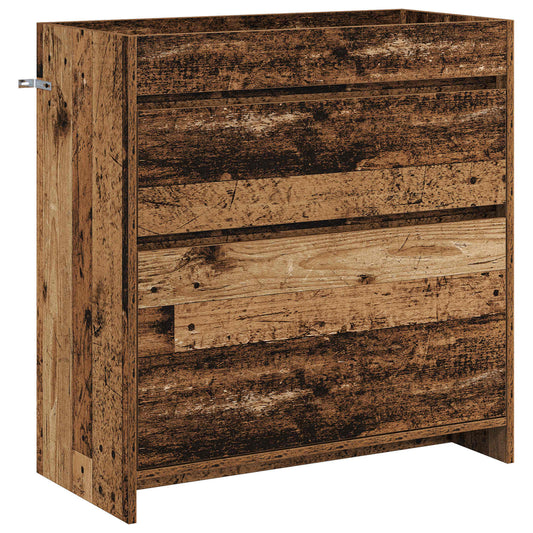 Bathroom Under Sink Cabinet Old Wood 78.5 x 37.5 x 81 cm