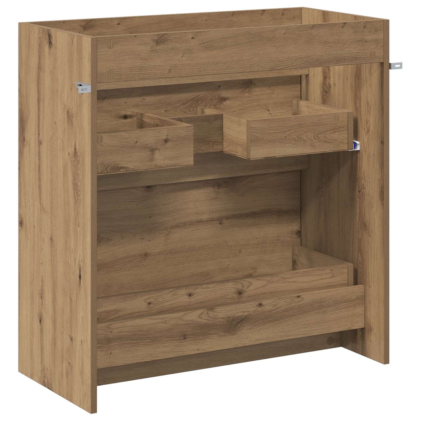 Bathroom Under Sink Cabinet Artisan Oak 78.5 x 37.5 x 81 cm