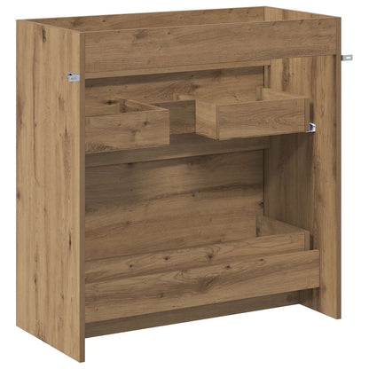 Bathroom Under Sink Cabinet Artisan Oak 78.5 x 37.5 x 81 cm