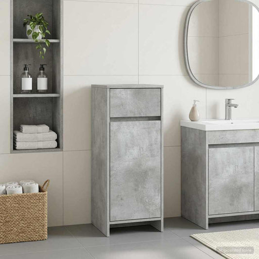 Bathroom Cabinet Concrete Grey 35 x 36.5 x 85 cm