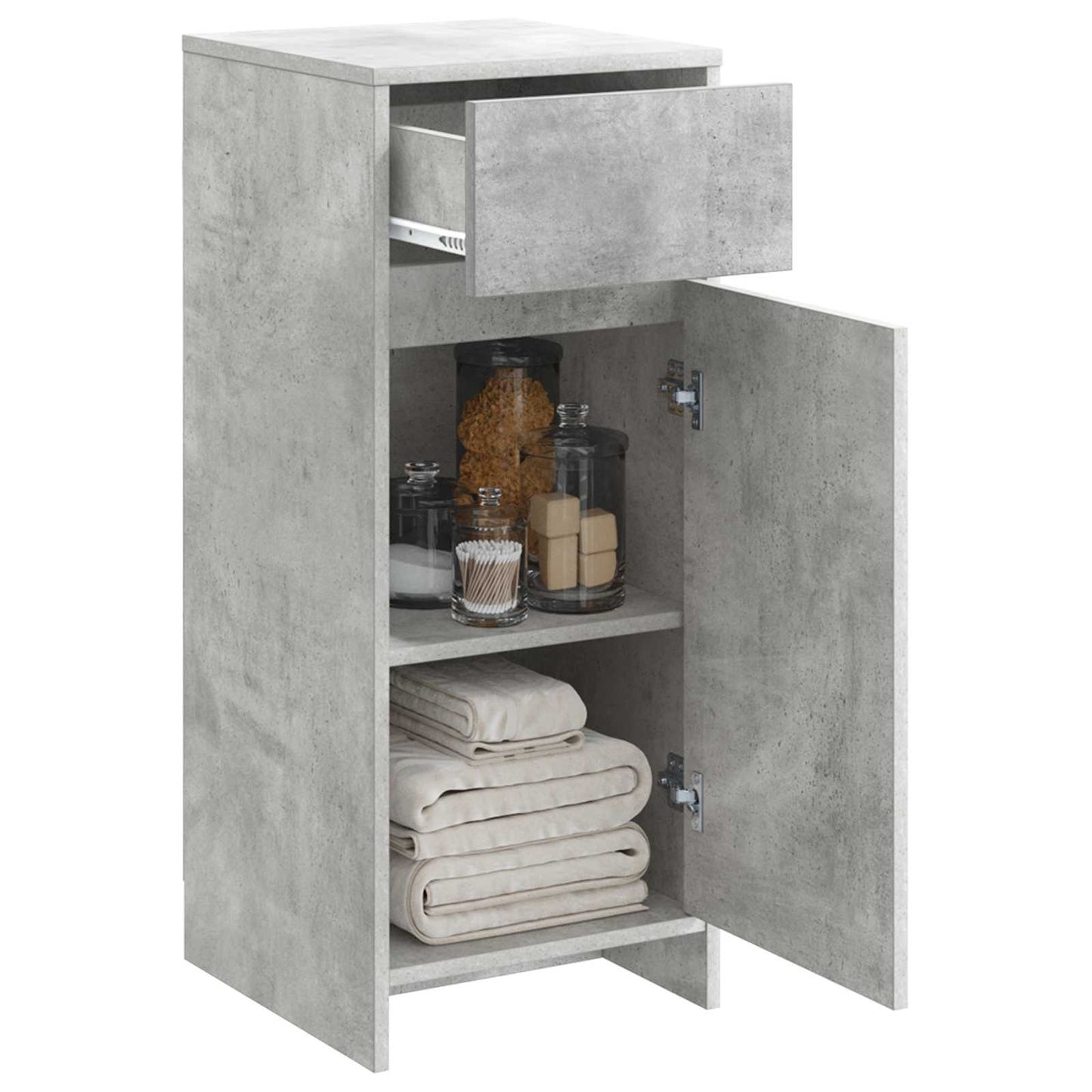 Bathroom Cabinet Concrete Grey 35 x 36.5 x 85 cm