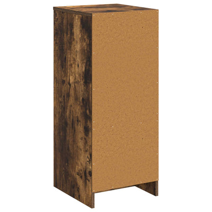 Bathroom Cabinet Smoked Oak 35 x 36.5 x 85 cm Engineered Wood