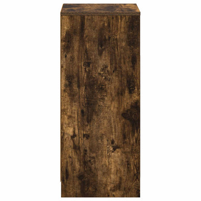 Bathroom Cabinet Smoked Oak 35 x 36.5 x 85 cm Engineered Wood