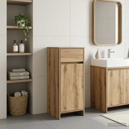 Bathroom Cabinet Artisan Oak 35 x 36.5 x 85 cm Engineered Wood