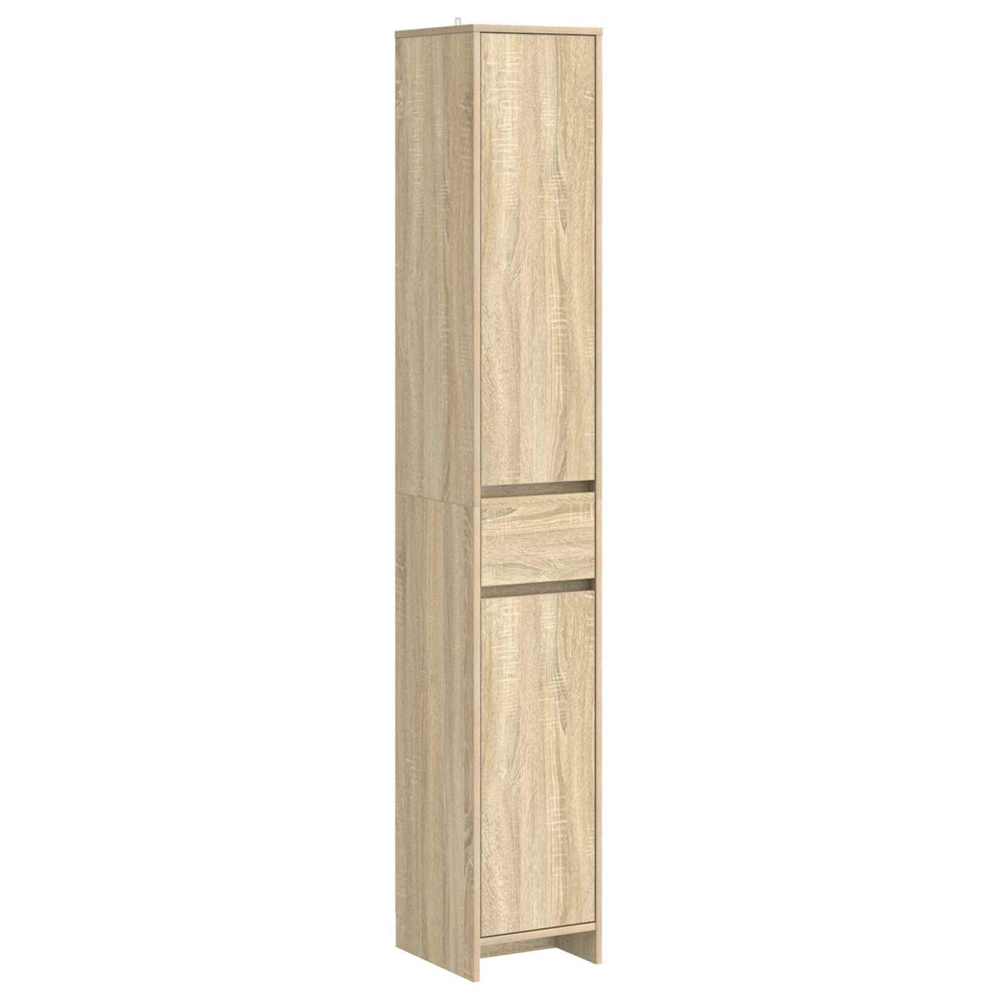 Bathroom Cabinet Sonoma Oak 30 x 33 x 190 cm Engineered Wood