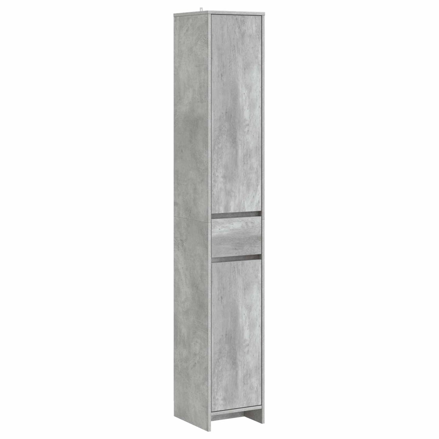Bathroom Cabinet Concrete Grey 30 x 33 x 190 cm Engineered Wood