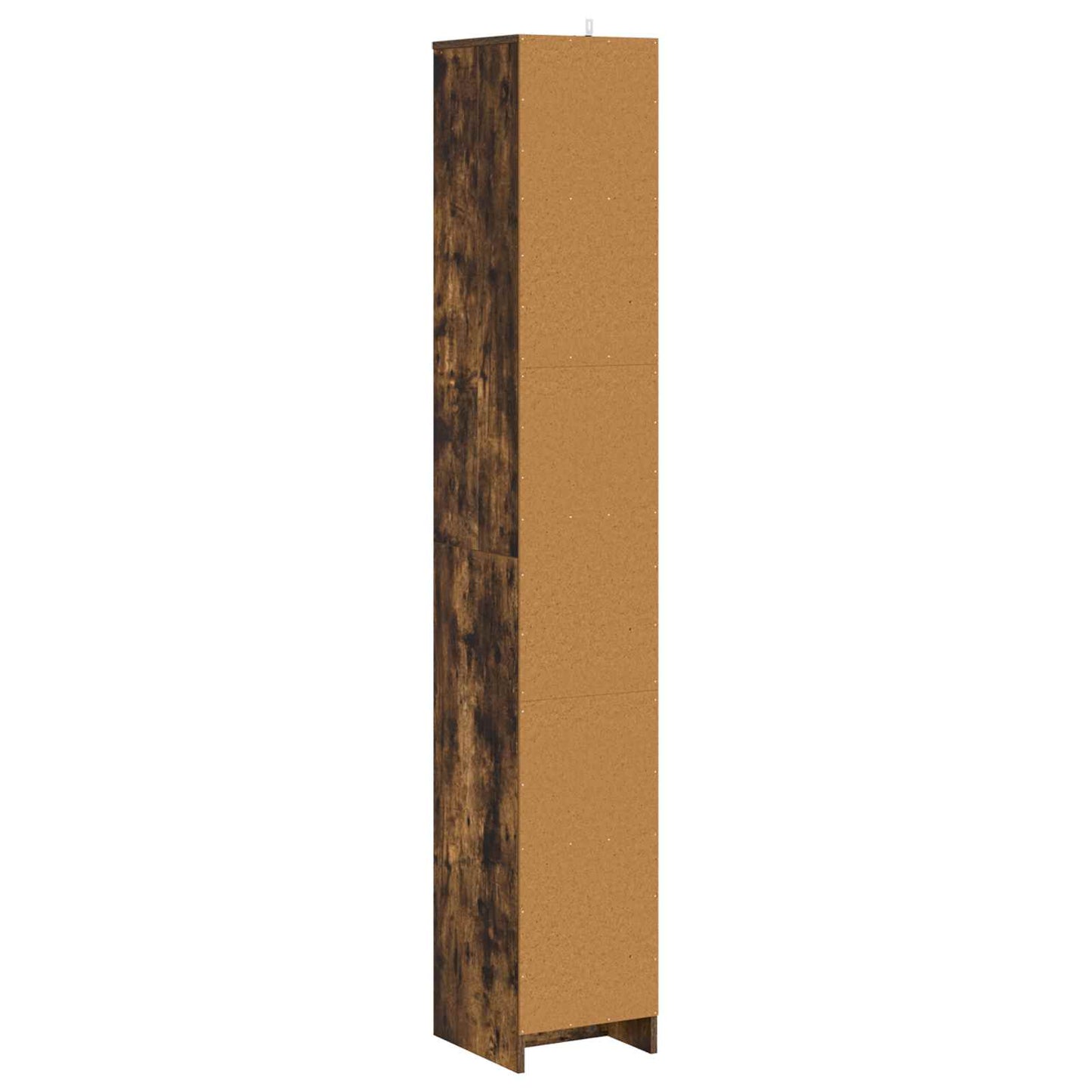 Bathroom Cabinet Smoked Oak 30 x 33 x 190 cm Engineered Wood