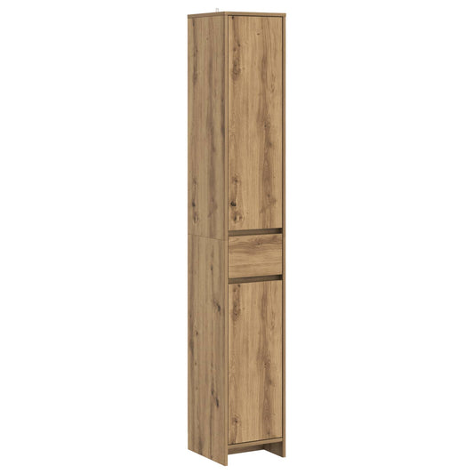 Bathroom Cabinet Artisan Oak 30 x 33 x 190 cm Engineered Wood