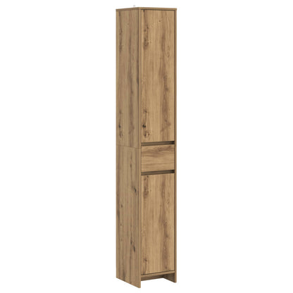 Bathroom Cabinet Artisan Oak 30 x 33 x 190 cm Engineered Wood