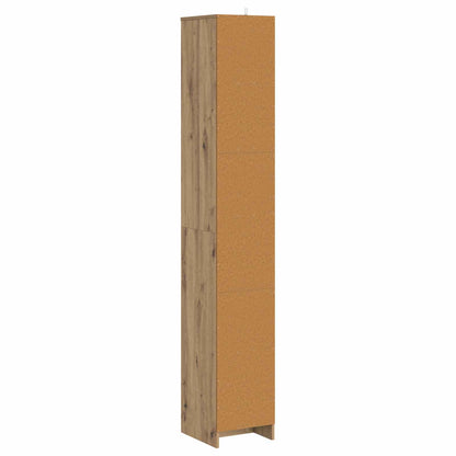 Bathroom Cabinet Artisan Oak 30 x 33 x 190 cm Engineered Wood