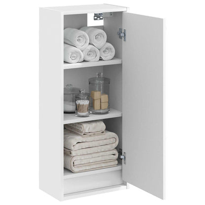 Wall-mounted Sink Vanity White 35 x 20 x 81 cm Engineered Wood