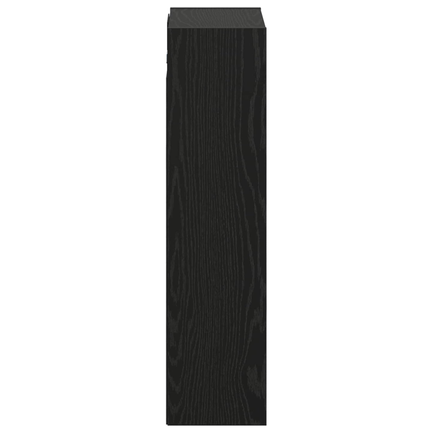 Wall-mounted Sink Vanity Black Oak 35 x 20 x 81 cm