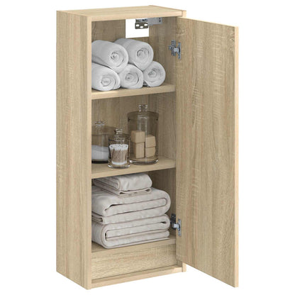 Wall-mounted Sink Vanity Sonoma Oak 35 x 20 x 81 cm