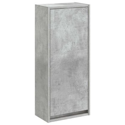 Wall-mounted Sink Vanity Concrete Grey 35 x 20 x 81 cm
