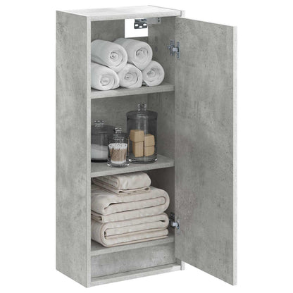 Wall-mounted Sink Vanity Concrete Grey 35 x 20 x 81 cm