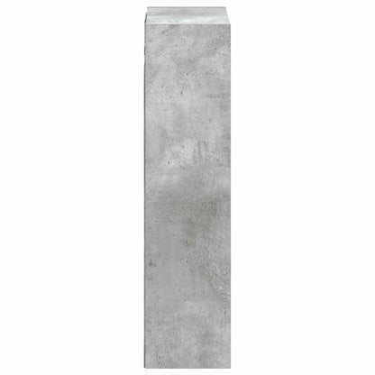 Wall-mounted Sink Vanity Concrete Grey 35 x 20 x 81 cm