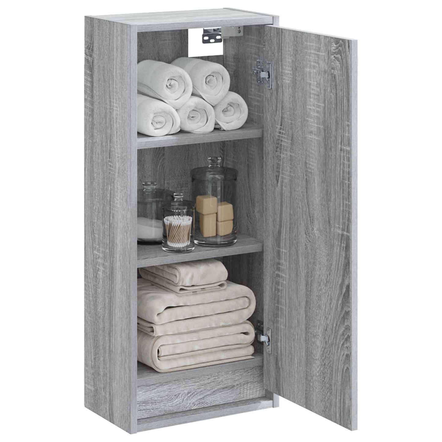 Wall-mounted Sink Vanity Grey Sonoma 35 x 20 x 81 cm