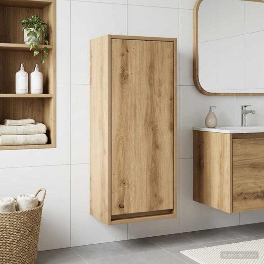 Wall-mounted Sink Vanity Artisan Oak 35 x 20 x 81 cm
