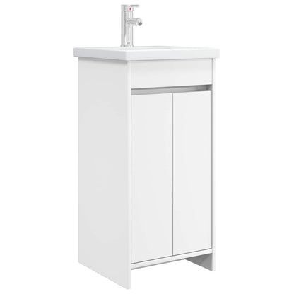Bathroom Vanity with Sink White 42 x 40 x 84.5 cm