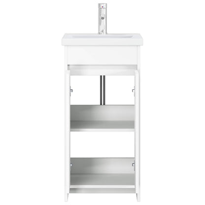 Bathroom Vanity with Sink White 42 x 40 x 84.5 cm