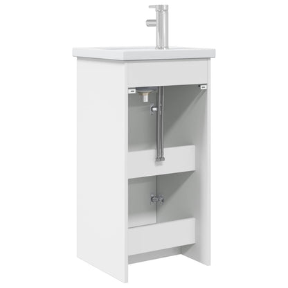 Bathroom Vanity with Sink White 42 x 40 x 84.5 cm