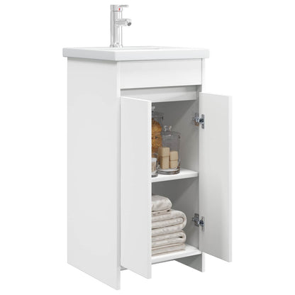 Bathroom Vanity with Sink White 42 x 40 x 84.5 cm