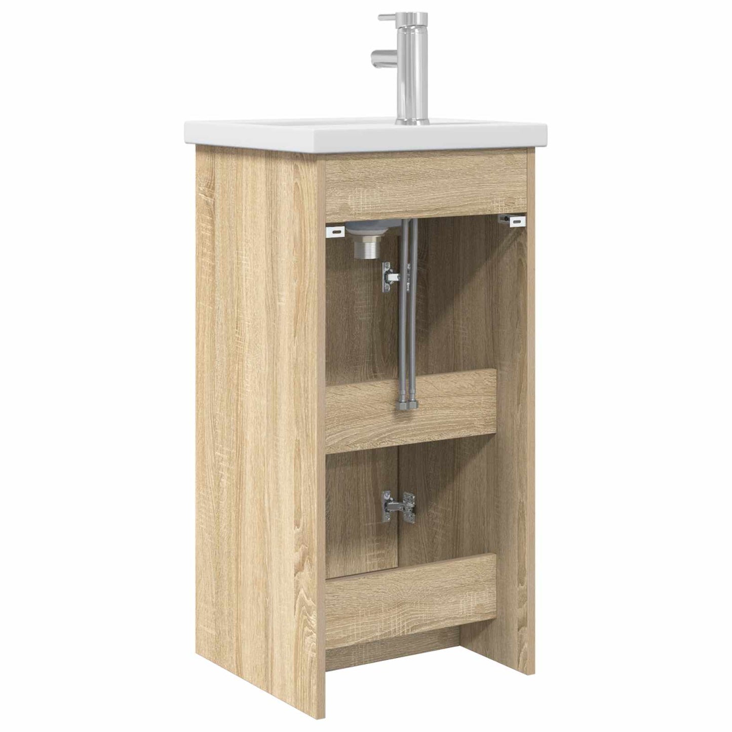 Bathroom Vanity with Sink Sonoma Oak 42 x 40 x 84.5 cm