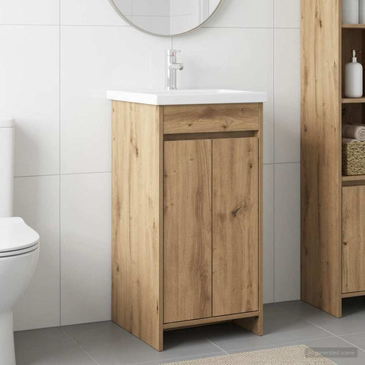 Bathroom Vanity with Sink Artisan Oak 42 x 40 x 84.5 cm