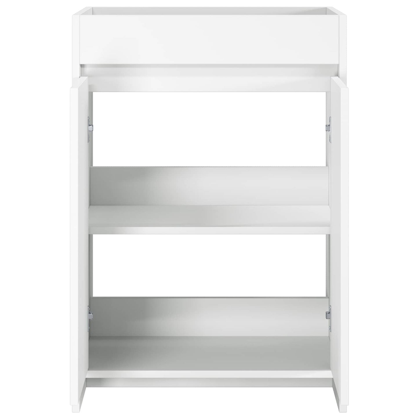 Bathroom Under Sink Cabinet White 56 x 37.5 x 81 cm