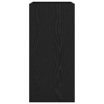 Bathroom Under Sink Cabinet Black Oak 56 x 37.5 x 81 cm