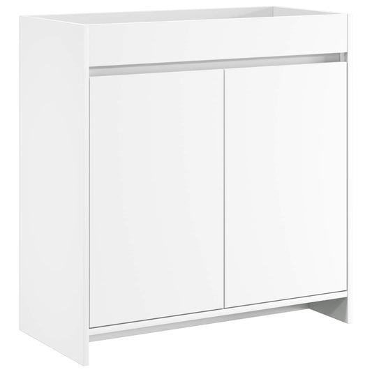Bathroom Under Sink Cabinet White 78.5 x 37.5 x 81 cm