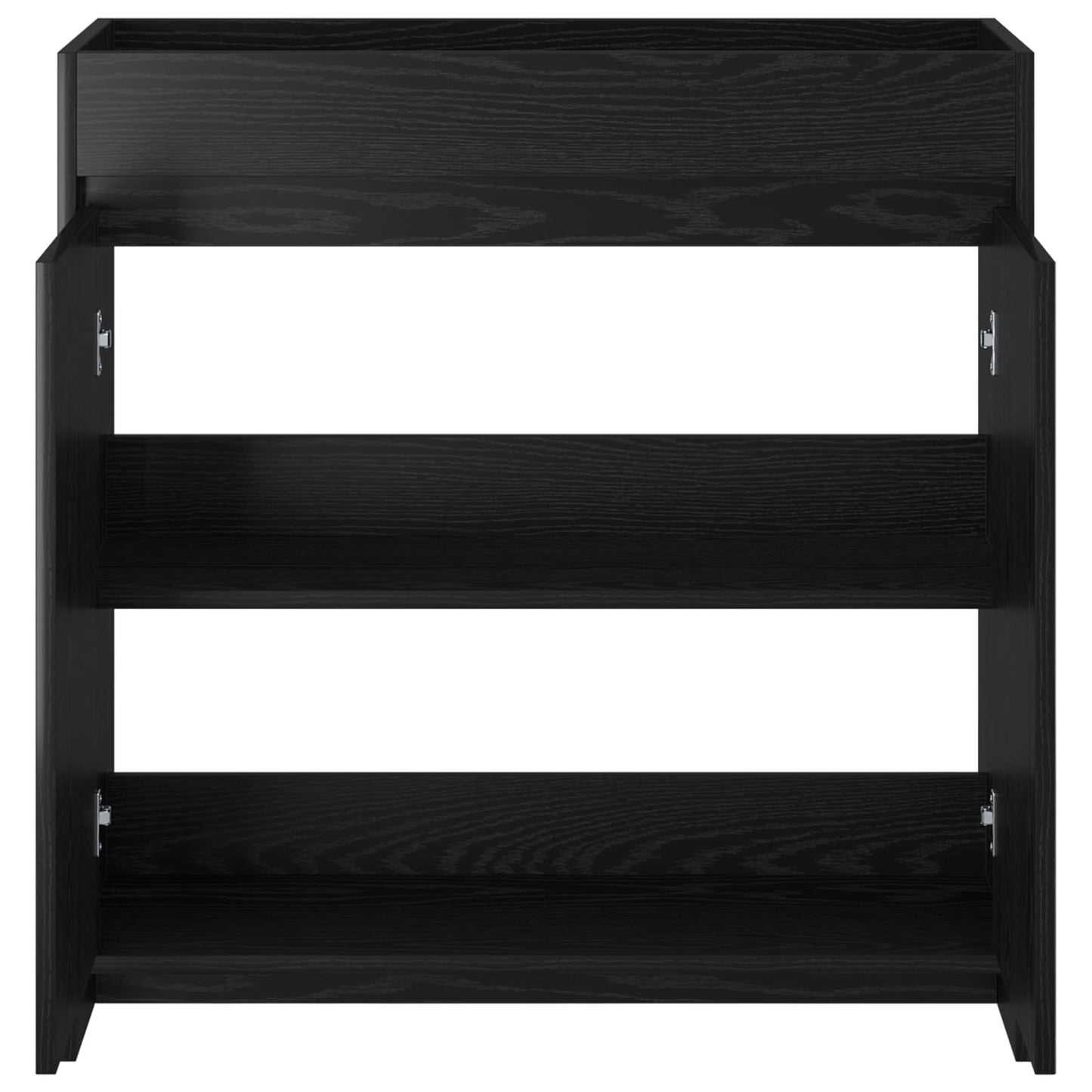 Bathroom Under Sink Cabinet Black Oak 78.5 x 37.5 x 81 cm