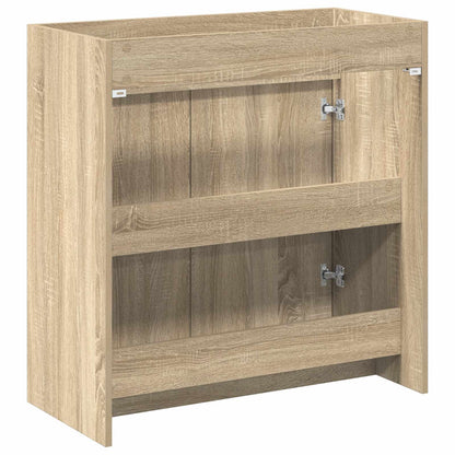 Bathroom Under Sink Cabinet Sonoma Oak 78.5 x 37.5 x 81 cm
