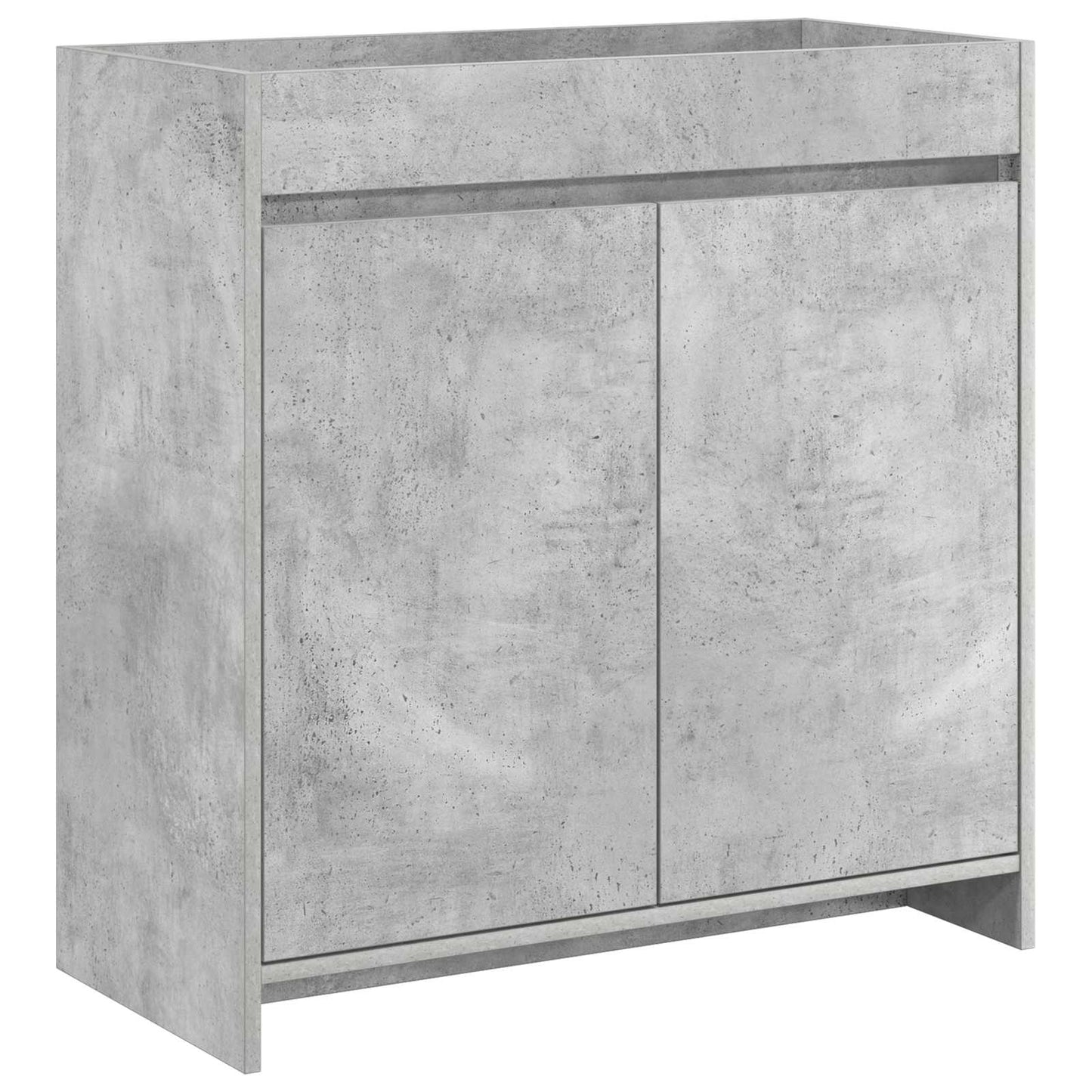 Bathroom Under Sink Cabinet Concrete Grey 78.5 x 37.5 x 81 cm