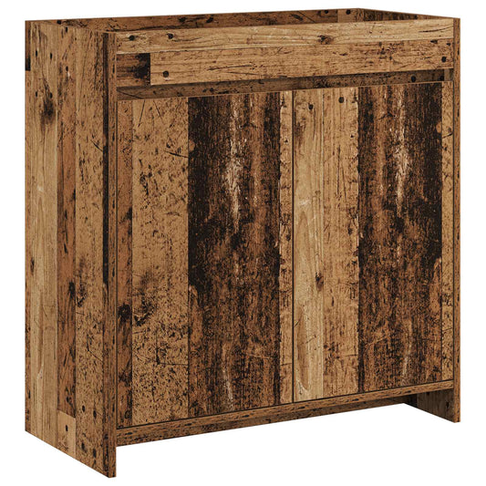 Bathroom Under Sink Cabinet Old Wood 78.5 x 37.5 x 81 cm