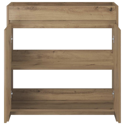 Bathroom Under Sink Cabinet Artisan Oak 78.5 x 37.5 x 81 cm