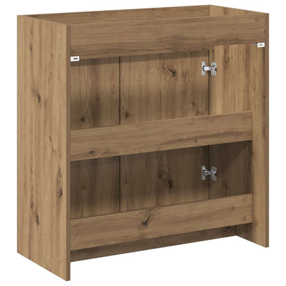Bathroom Under Sink Cabinet Artisan Oak 78.5 x 37.5 x 81 cm