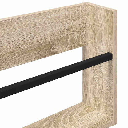 Magazine Rack 2 pcs Sonoma Oak 60 x 12 x 30 cm Engineered Wood