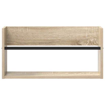 Magazine Rack 2 pcs Sonoma Oak 60 x 12 x 30 cm Engineered Wood