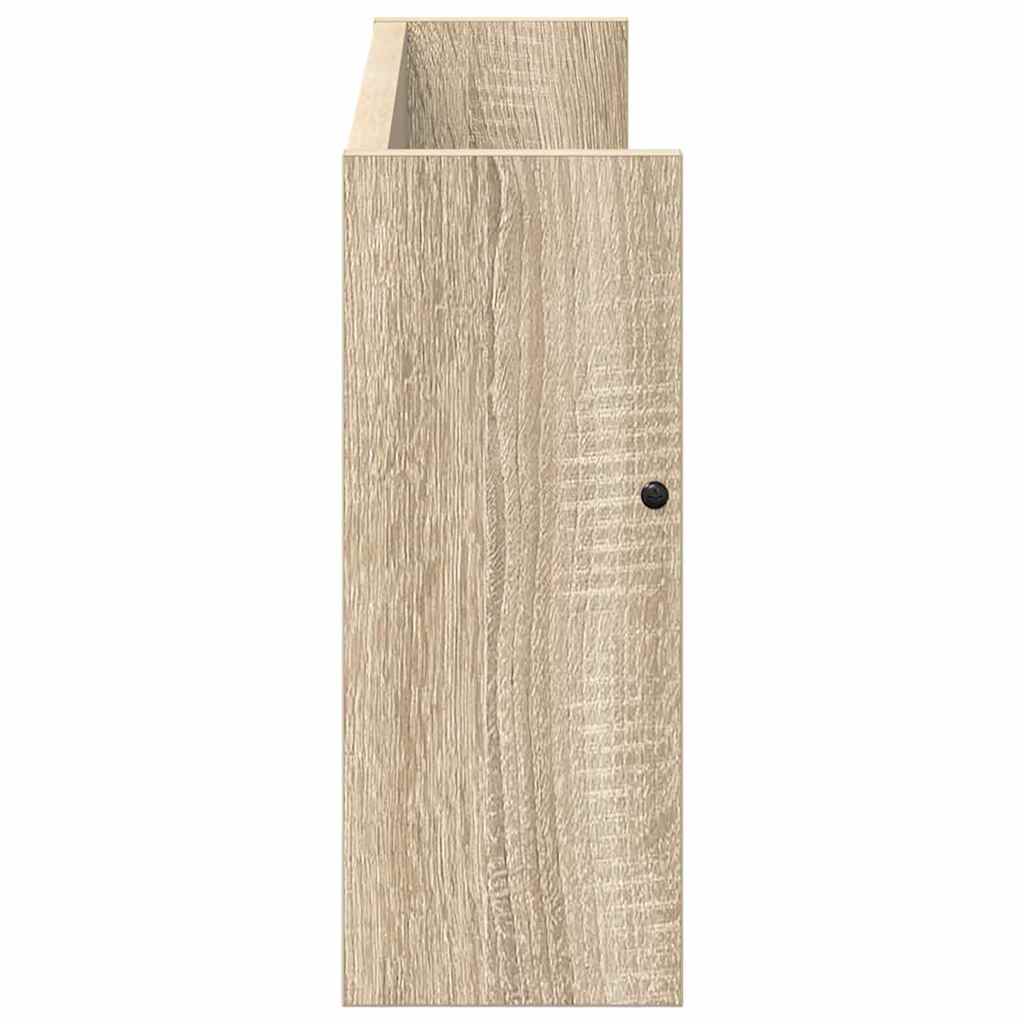 Magazine Rack 2 pcs Sonoma Oak 60 x 12 x 30 cm Engineered Wood
