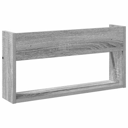 Magazine Rack Grey Sonoma 60 x 12 x 30 cm Engineered Wood