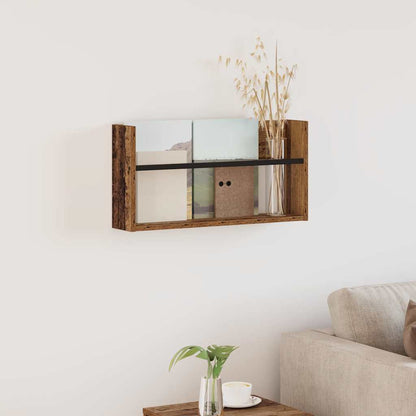 Magazine Rack Old Wood 60 x 12 x 30 cm Engineered Wood