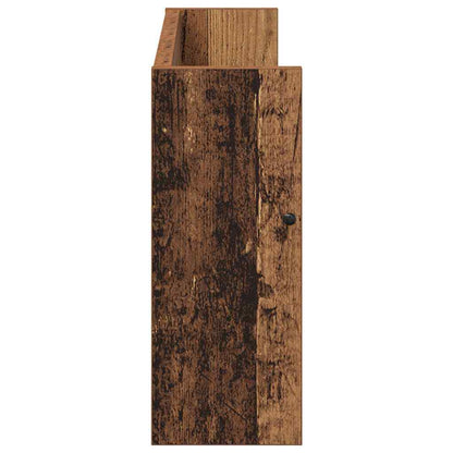 Magazine Rack 2 pcs Old Wood 60 x 12 x 30 cm Engineered Wood
